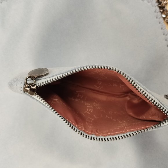 STELLA MCCARTNEY  Falabella  Shoulder Bag Metallic in light bule - Picture 14 of 15